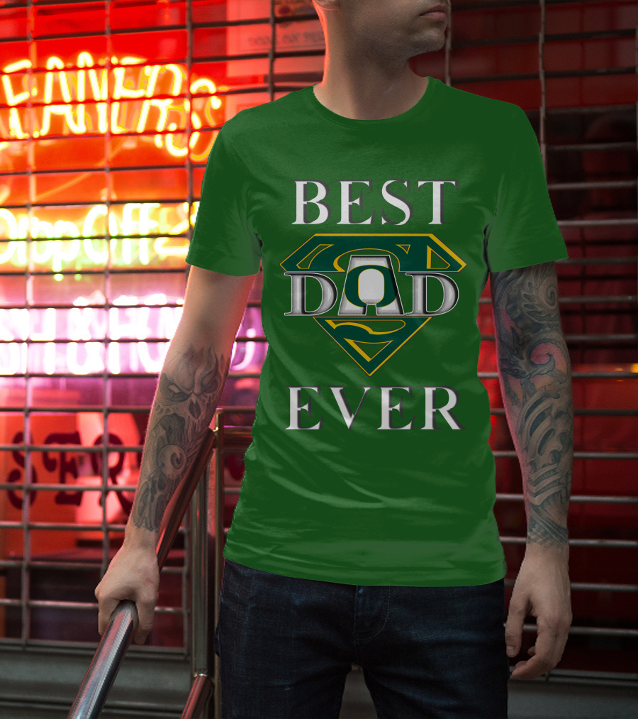 Best Dad Ever Oregon Ducks Super Dad T-Shirt