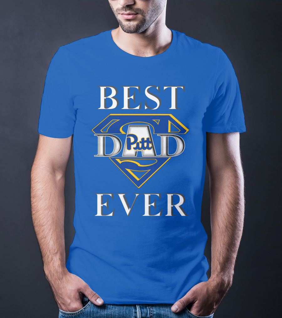 Best Dad Ever Pitt Panthers Super Dad T-Shirt