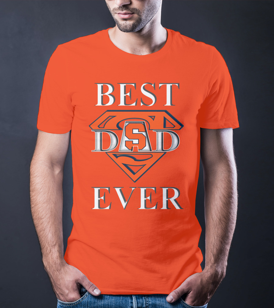 Syracuse Orange Superman Best Dad Ever T-Shirt
