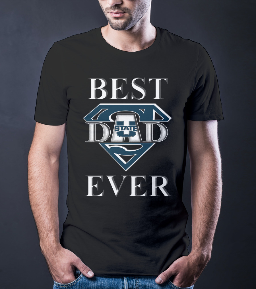 Best Dad Ever Utah State Aggies T-Shirt