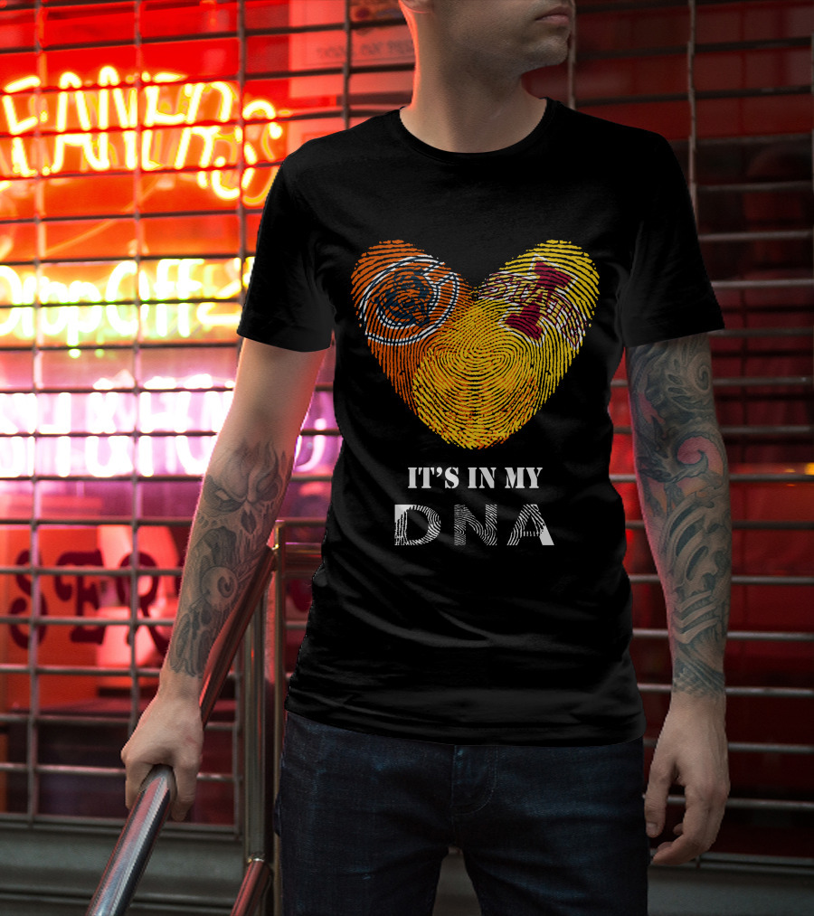 Chicago Bears Iowa State Cyclones Fan Dna T-Shirt