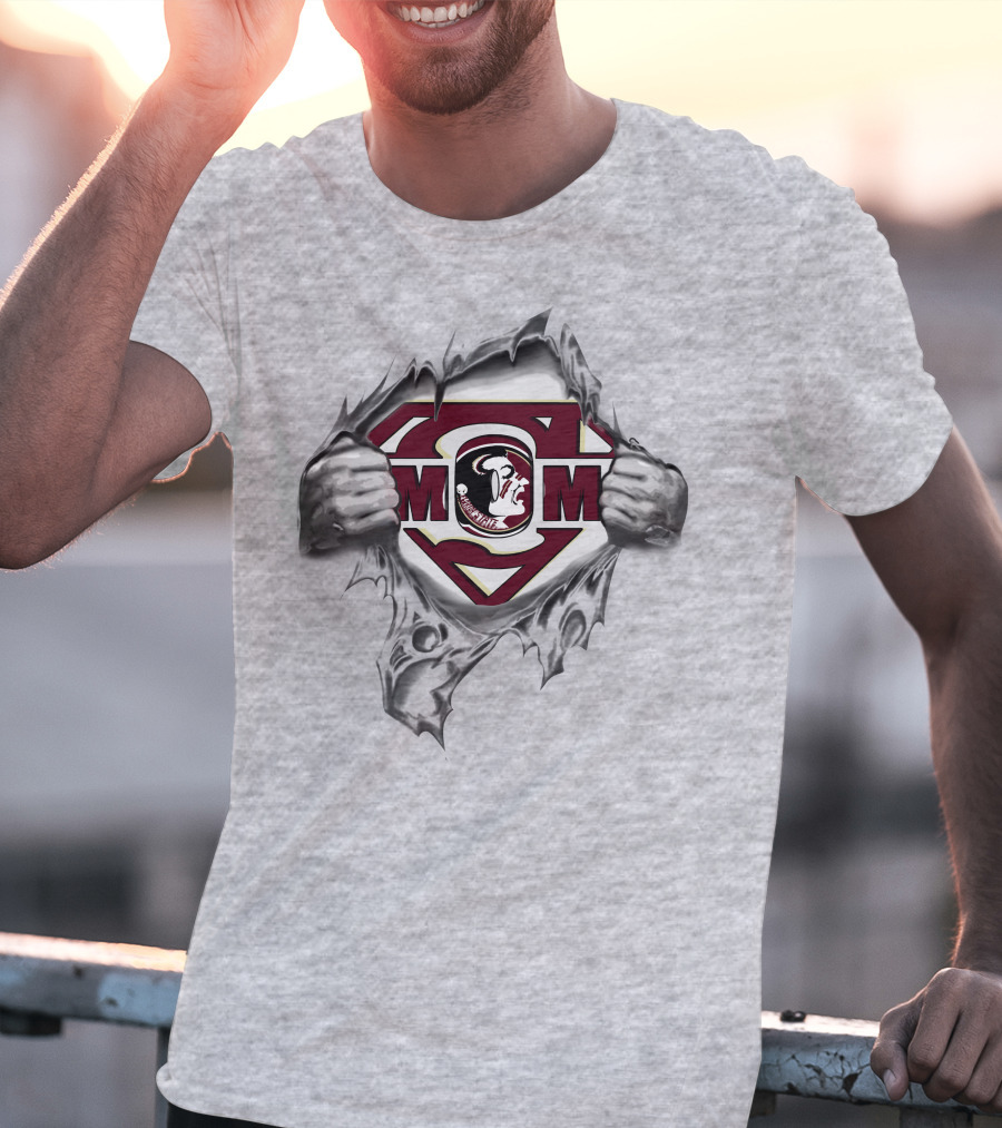 Florida State Seminoles Super Mom Superman T-Shirt