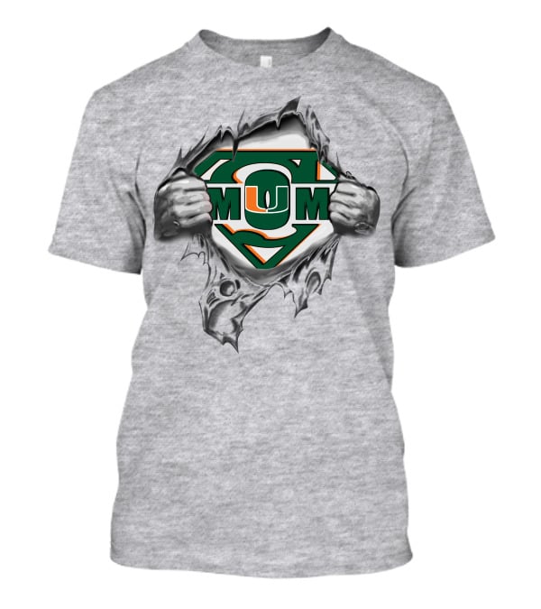 Miami Hurricanes Super Mom T-Shirt
