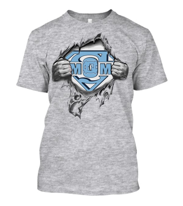 Tar Heels UNC Super Mom T-Shirt