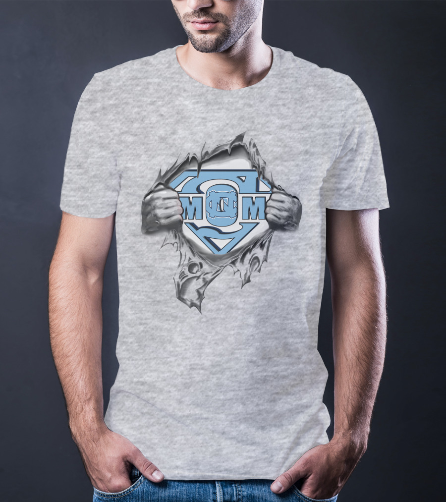 Tar Heels UNC Super Mom T-Shirt