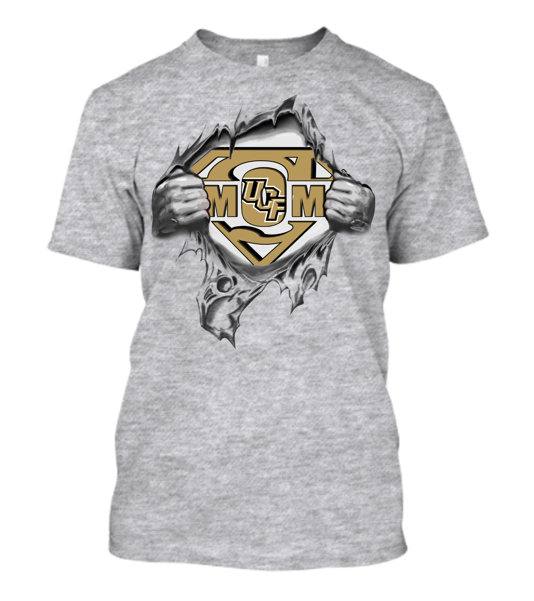 UCF Knights Superman Logo Chest Tear T-Shirt