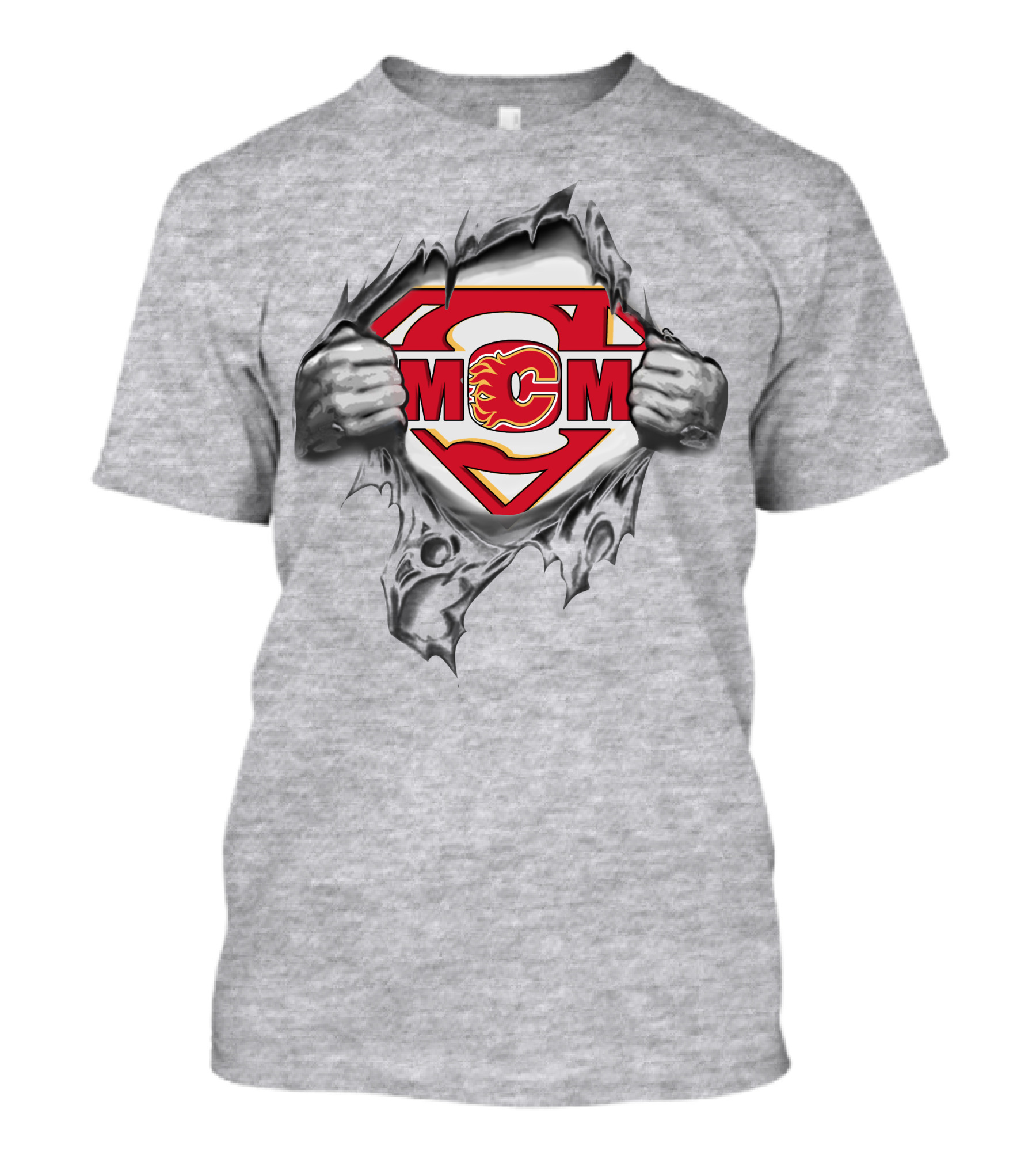 Calgary Flames MCM Superhero T-Shirt