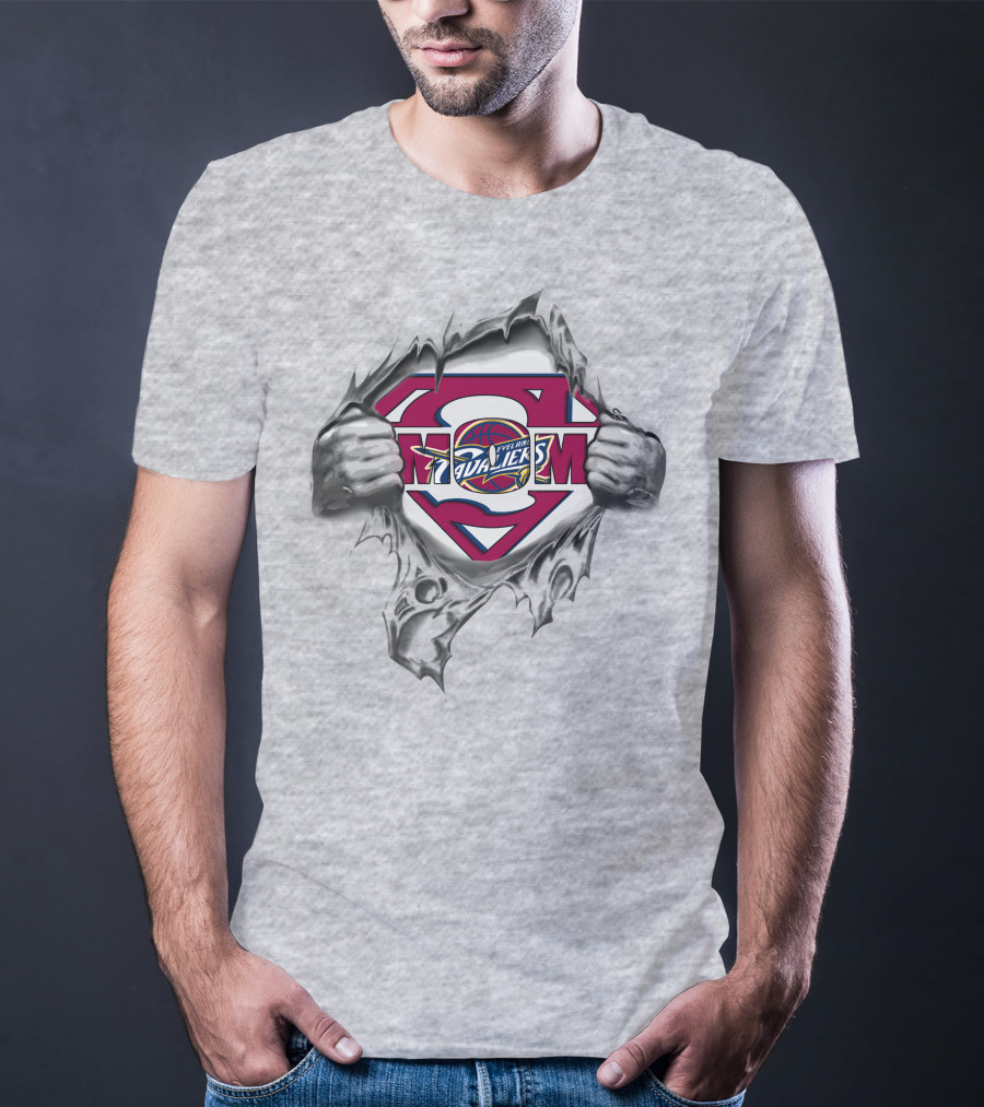 Cleveland Cavaliers Superman Logo Basketball Emblem T-Shirt