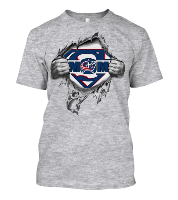 Columbus Blue Jackets Mom Super T-Shirt