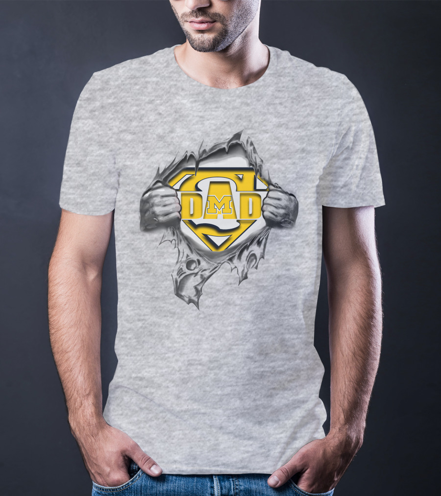 Michigan Wolverines Super Dad M T-Shirt