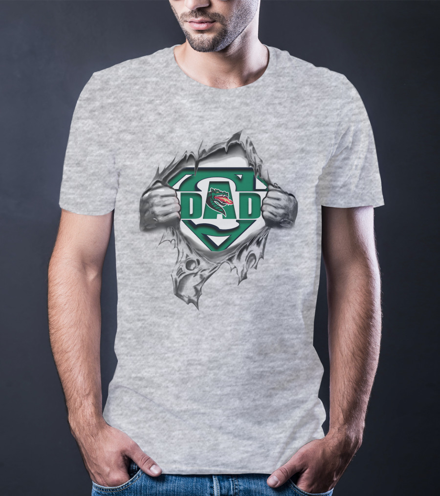 Uab Blazers Dad Logo With Shield Design And Dragon T-Shirt
