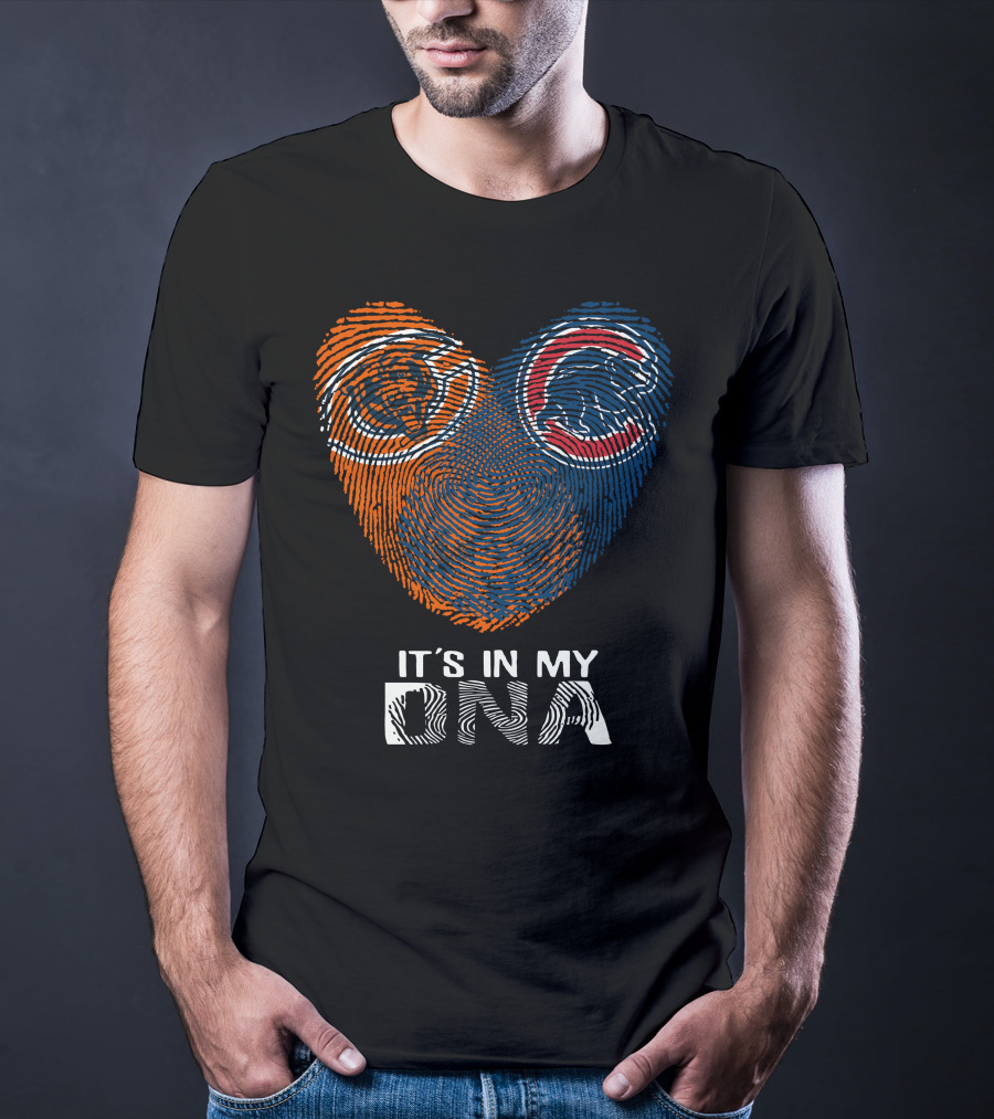 Bears Cubs Logos It's In My DNA T-Shirt