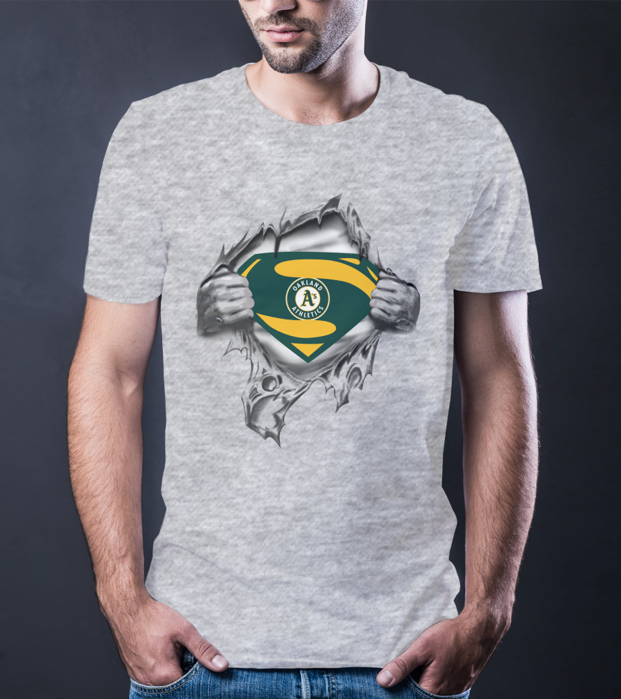Oakland Athletics Super Hero T-Shirt