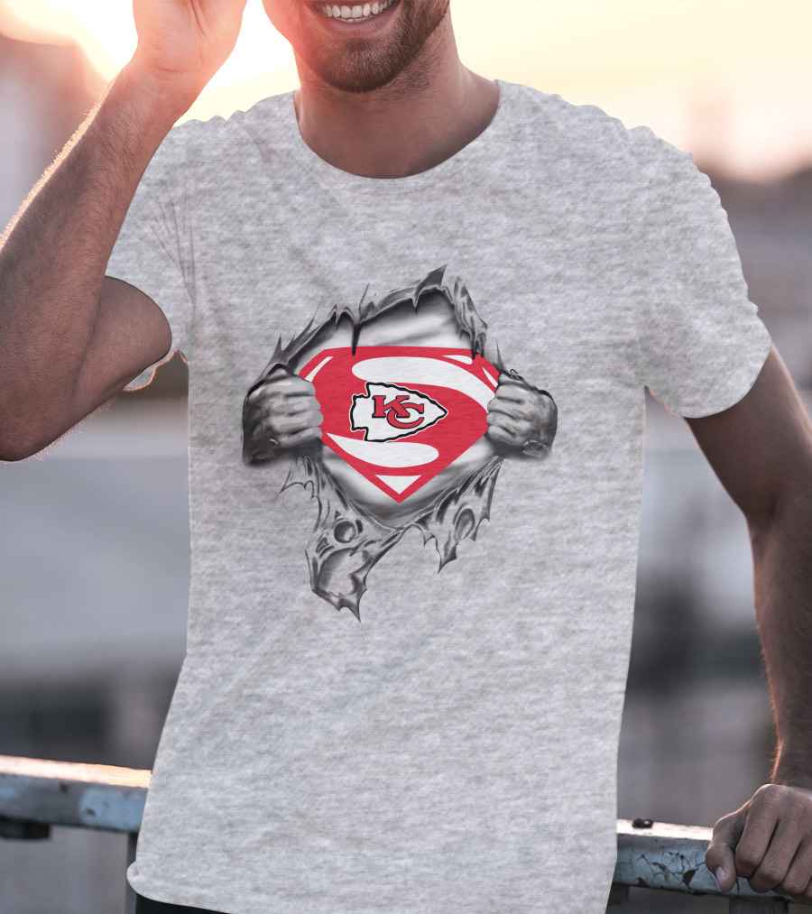 Kansas City Chiefs Superman Symbol T-Shirt