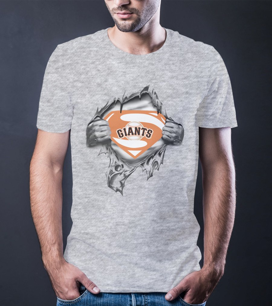 Giants Baseball Superhero T-Shirt