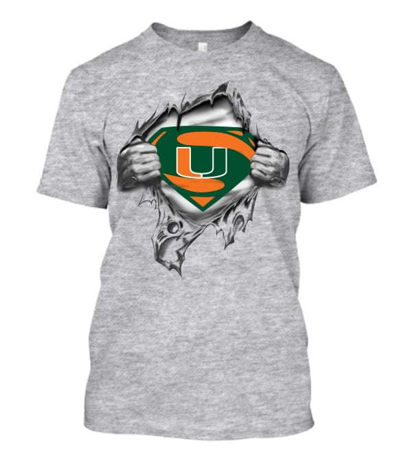 University Hurricanes Super Logo Reveal T-Shirt