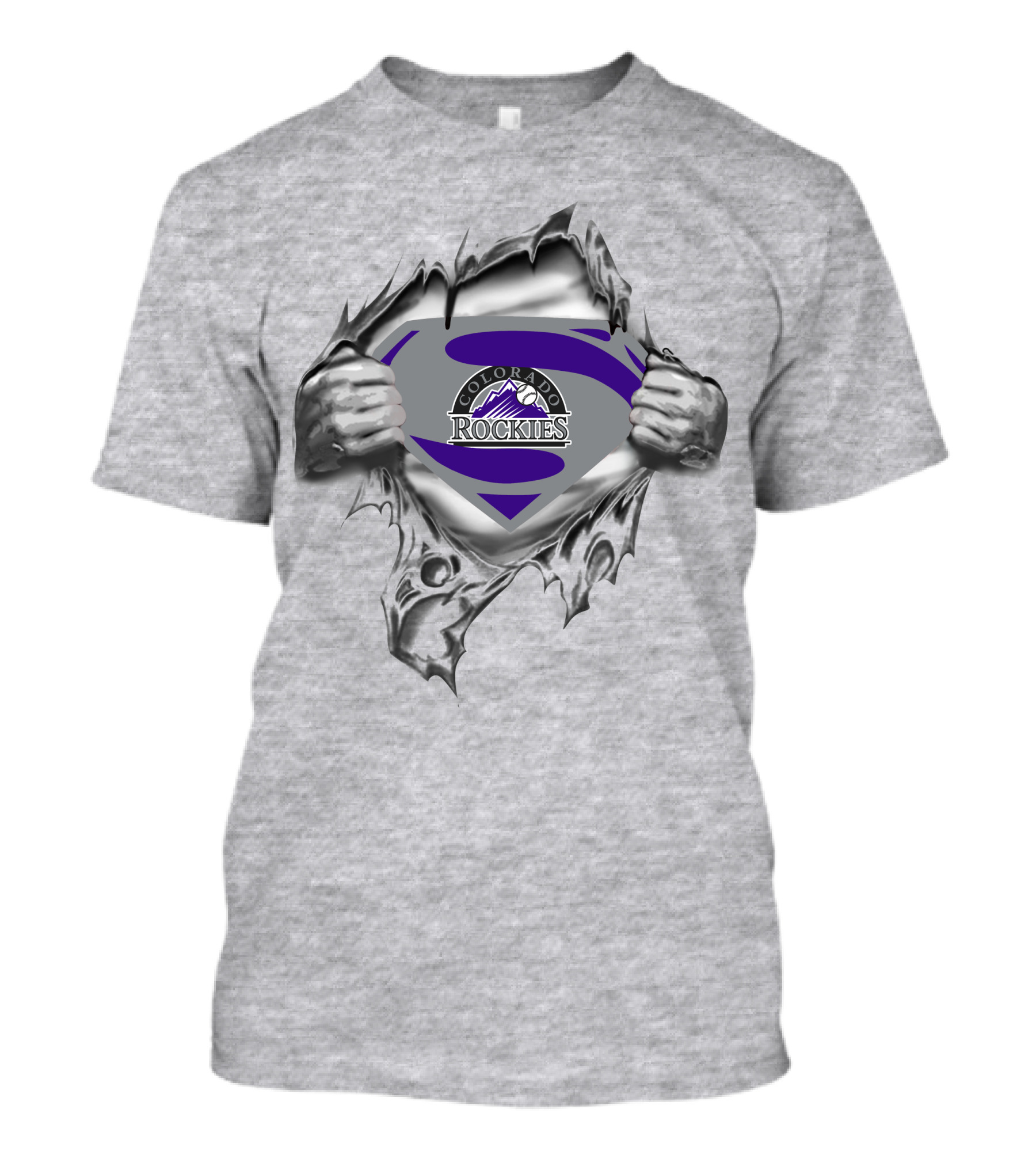 Colorado Rockies Superman T-Shirt