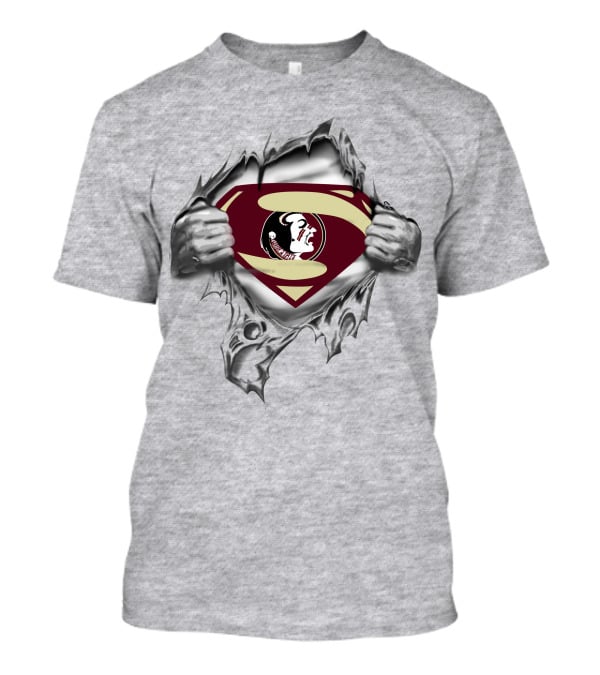 Seminoles Superman Logo With FSU Emblem T-Shirt