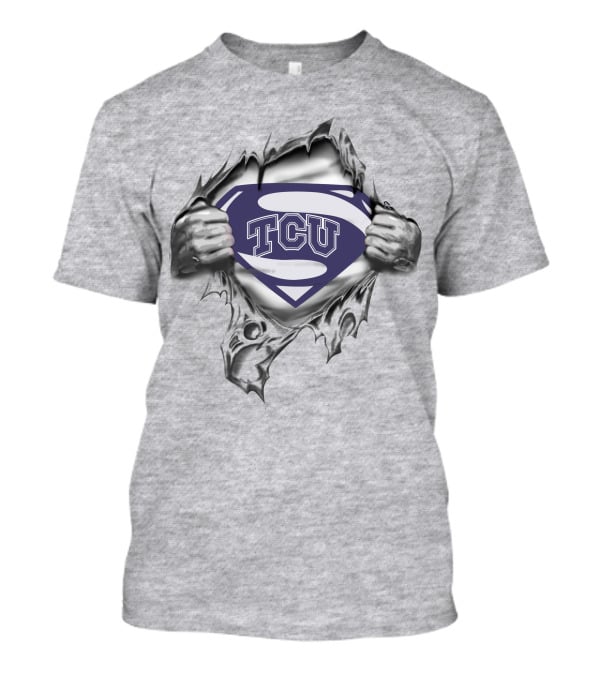 TCU Superman Logo Breakthrough T-Shirt