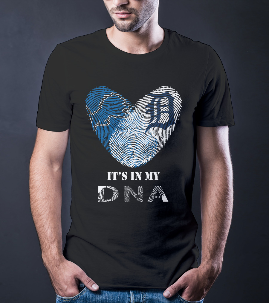 Detroit Tigers Heart It's In My DNA T-Shirt