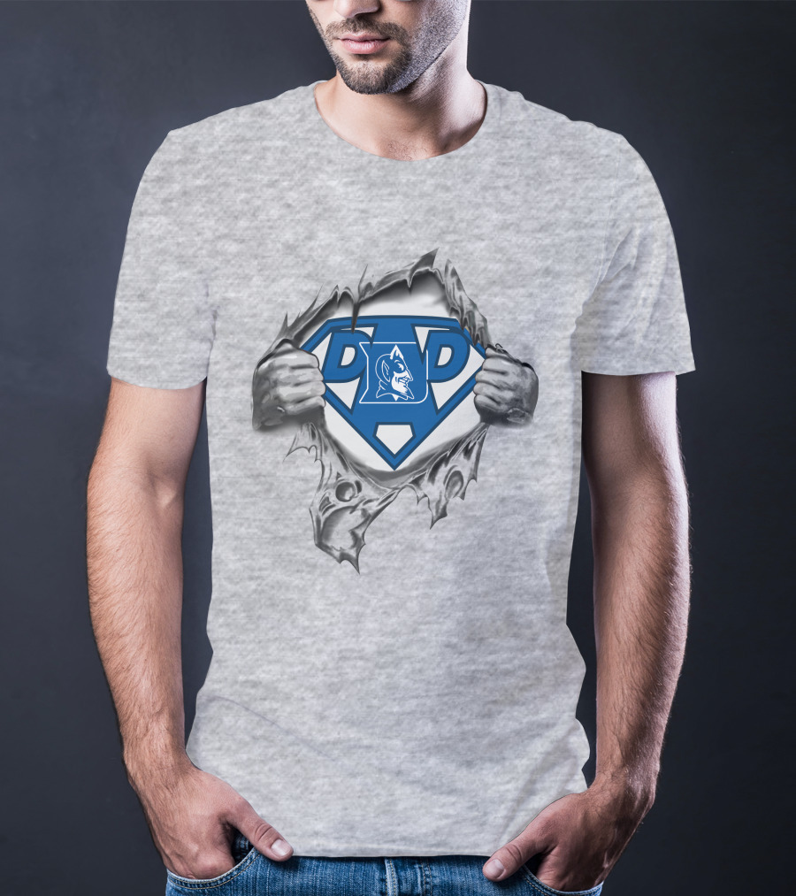 Duke Blue Devils Super Dad Superman T-Shirt