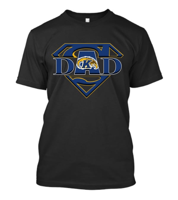 Kent State Golden Flashes Super Dad Superman T-Shirt