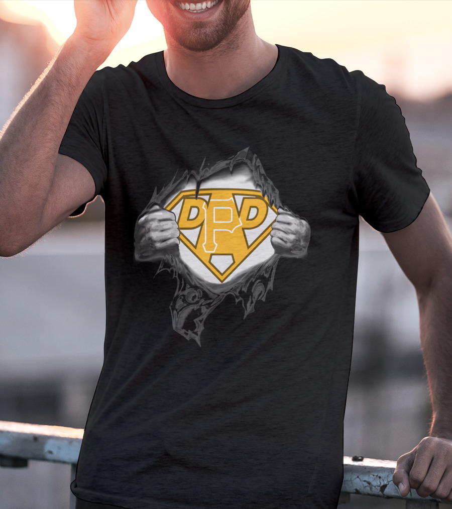 Pittsburgh Pirates Dad Hero Emblem T-Shirt
