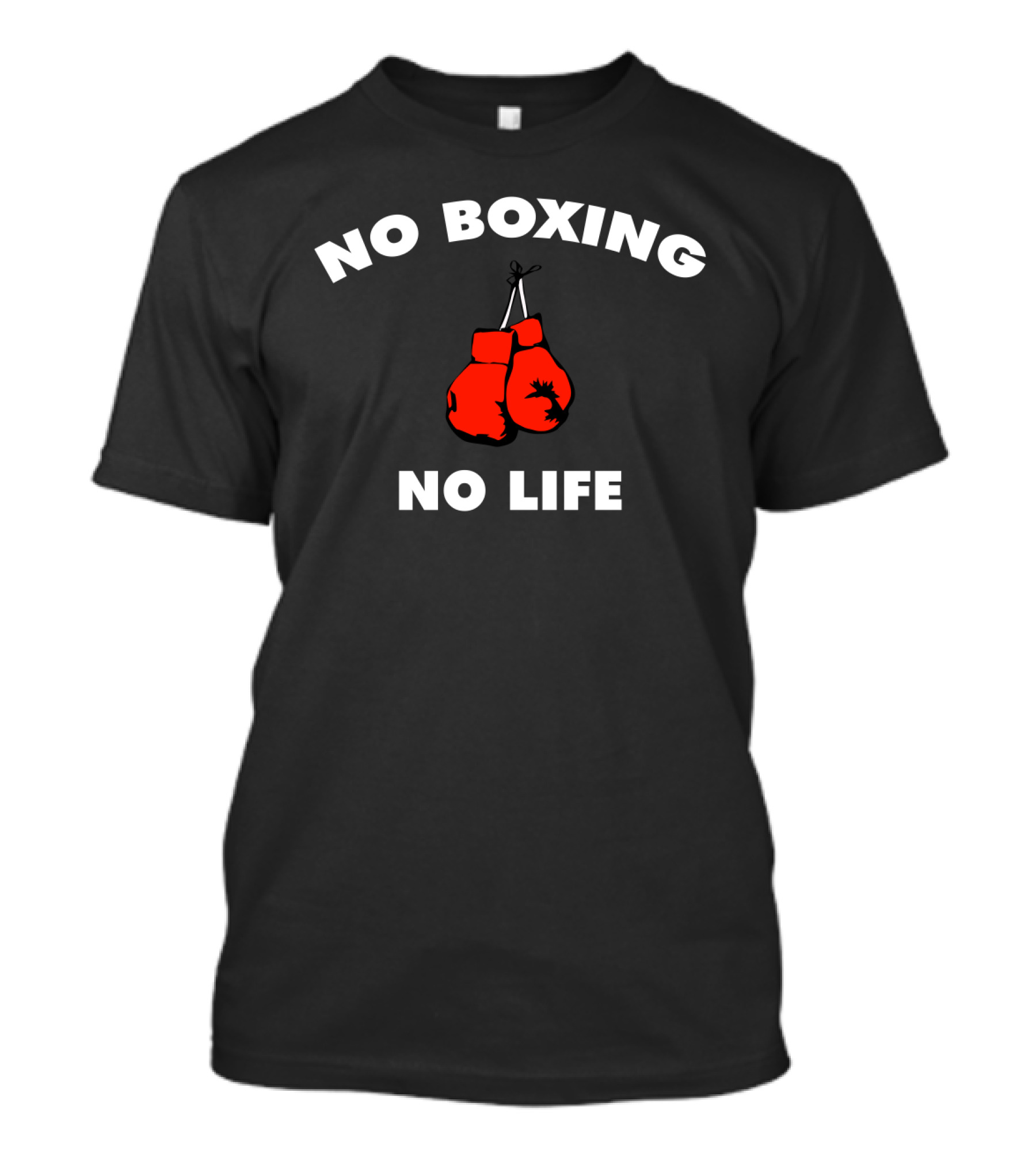 No Boxing No Life Boxing Gloves Iconic Sports Passion T-Shirt