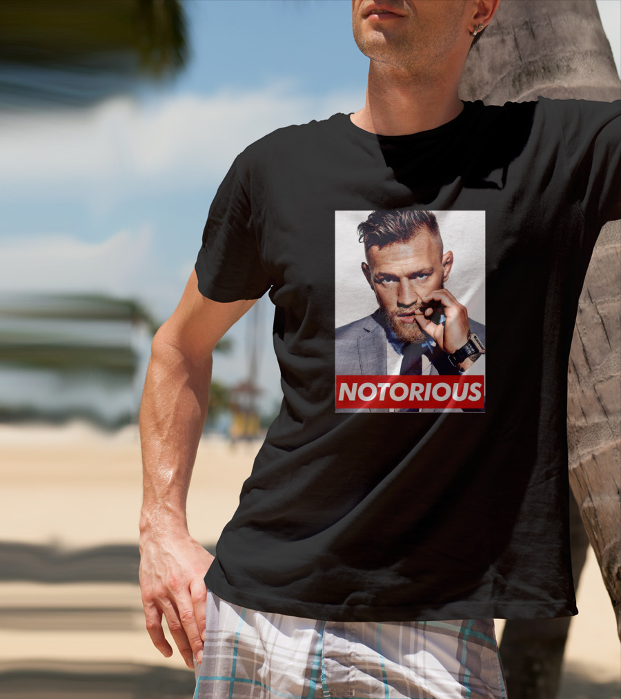 Notorious Conor Mcgregor Iconic Style Suited T-Shirt