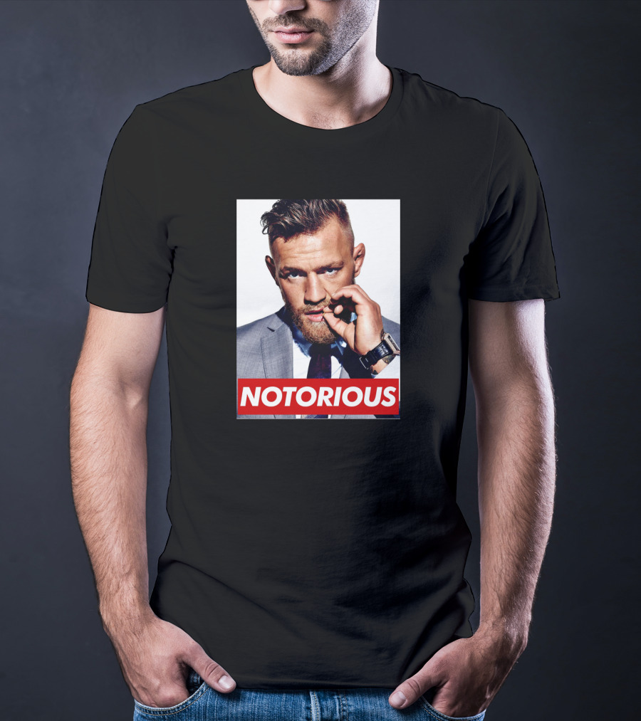 Notorious Conor Mcgregor Iconic Style Suited T-Shirt