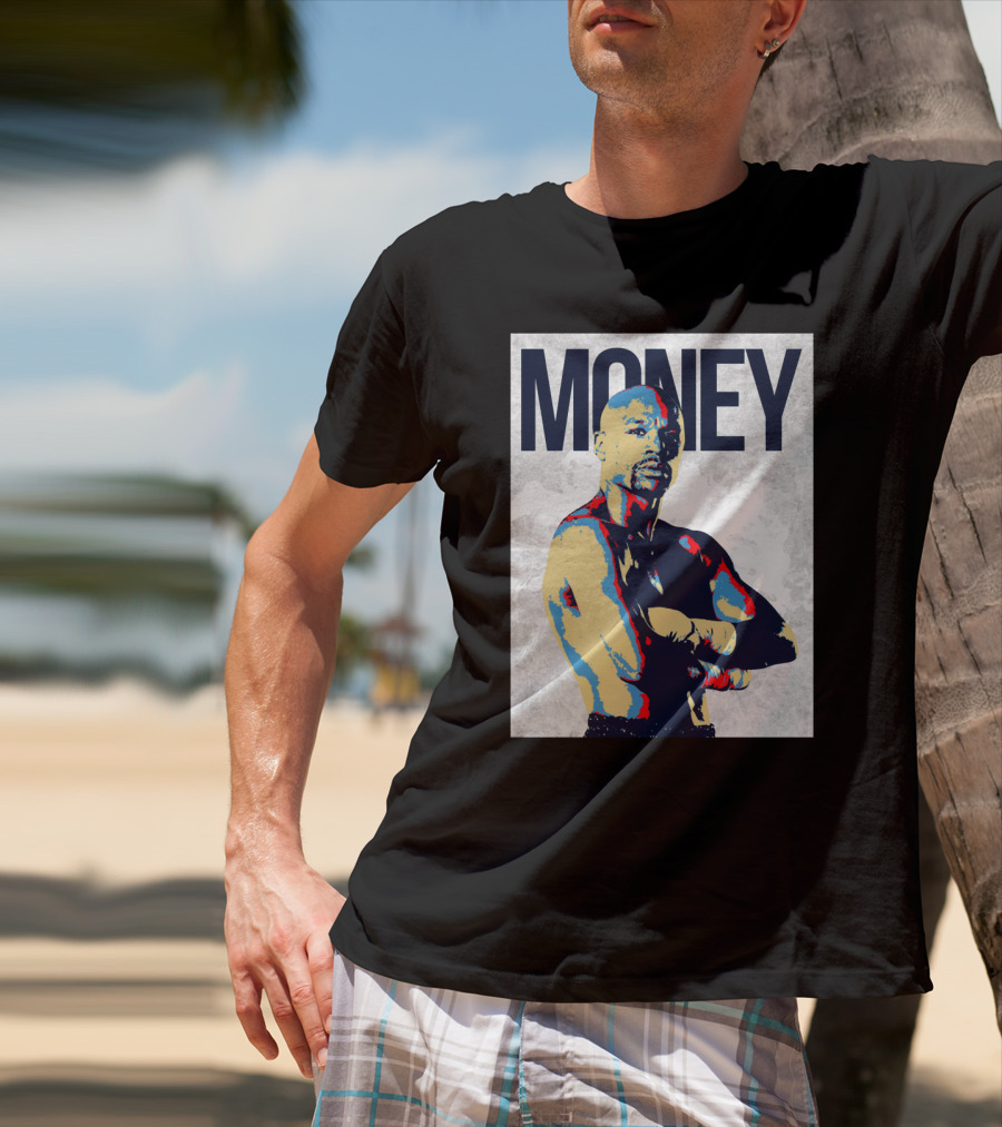 Money Boxer In Multicolor Pop Art Style T-Shirt