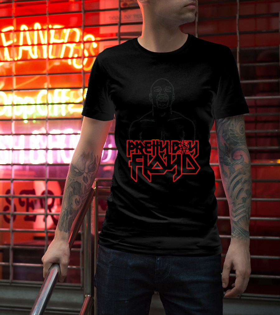 Pretty Boy Floyd Boxing Legend Outline T-Shirt