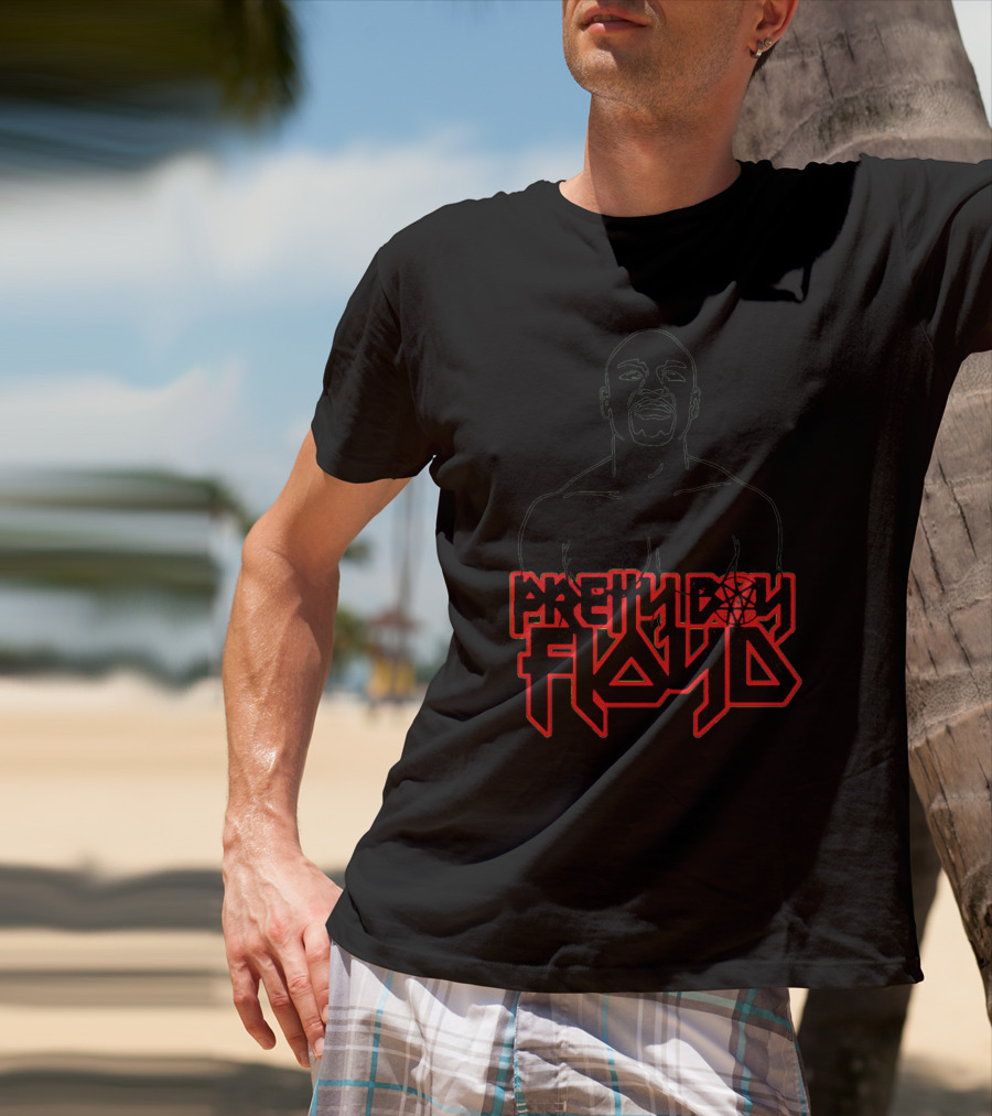 Pretty Boy Floyd Boxing Legend Outline T-Shirt
