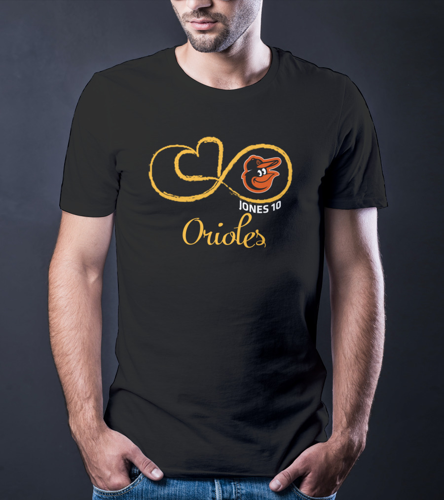 Orioles Jones 10 Infinity Baltimore Orioles T-Shirt