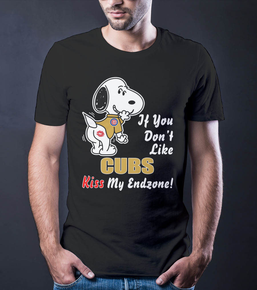 If You Don't Like Cubs Kiss My Endzone T-Shirt