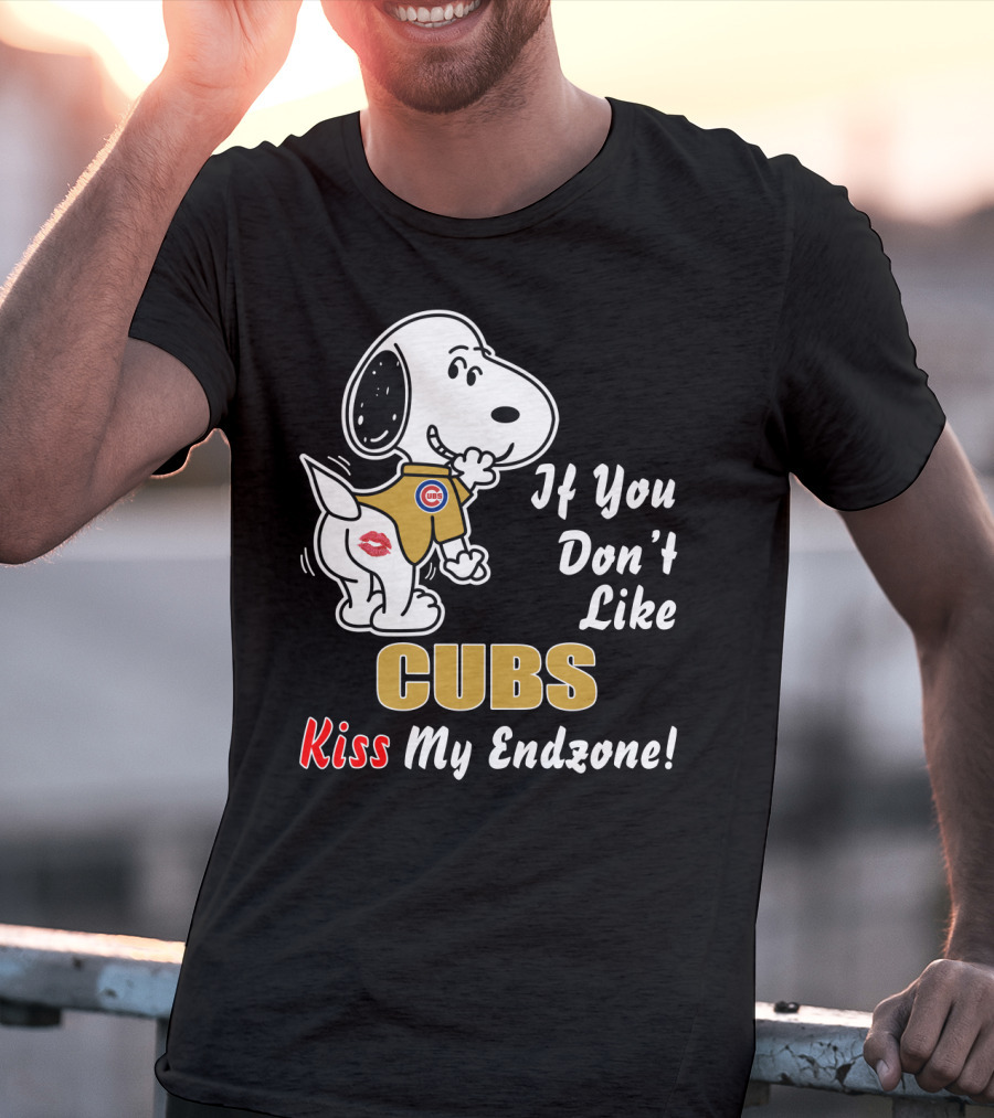 If You Don't Like Cubs Kiss My Endzone T-Shirt