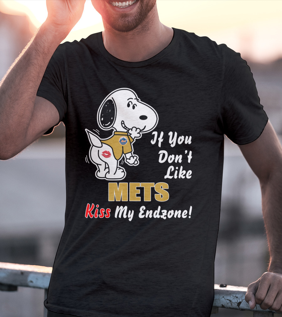 Snoopy Mets If You Don’t Like Kiss My Endzone T-Shirt