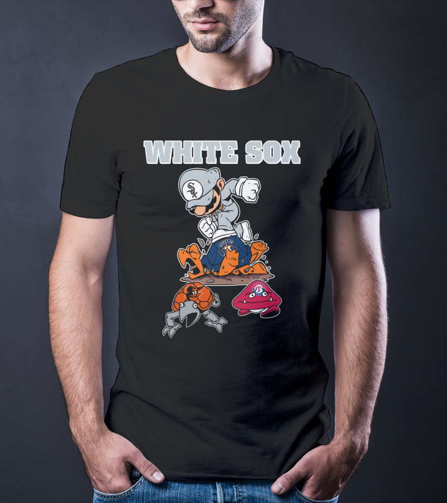 White Sox Vs. Baseball Rivals Parody Mashup T-Shirt