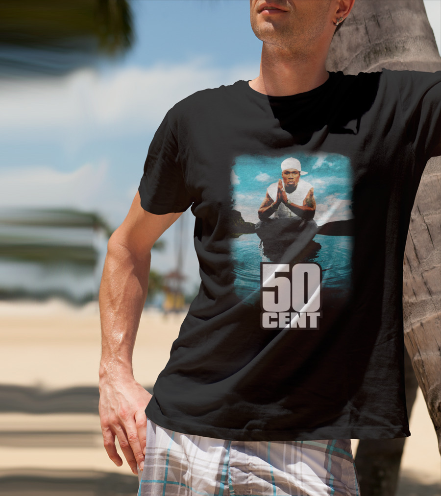 Cent Iconic Album Cover With Praying Pose And Sky T-Shirt