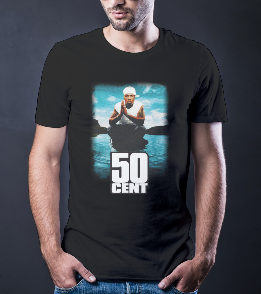Cent Iconic Album Cover With Praying Pose And Sky T-Shirt