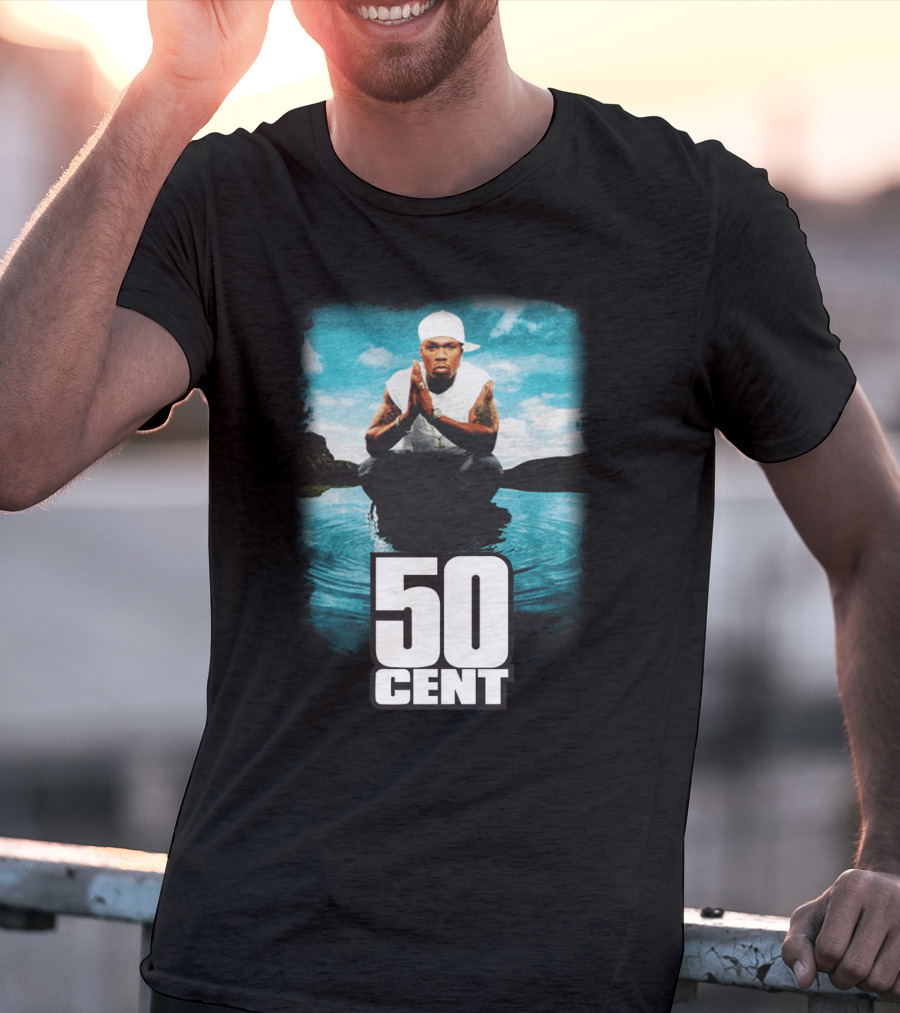 Cent Iconic Album Cover With Praying Pose And Sky T-Shirt