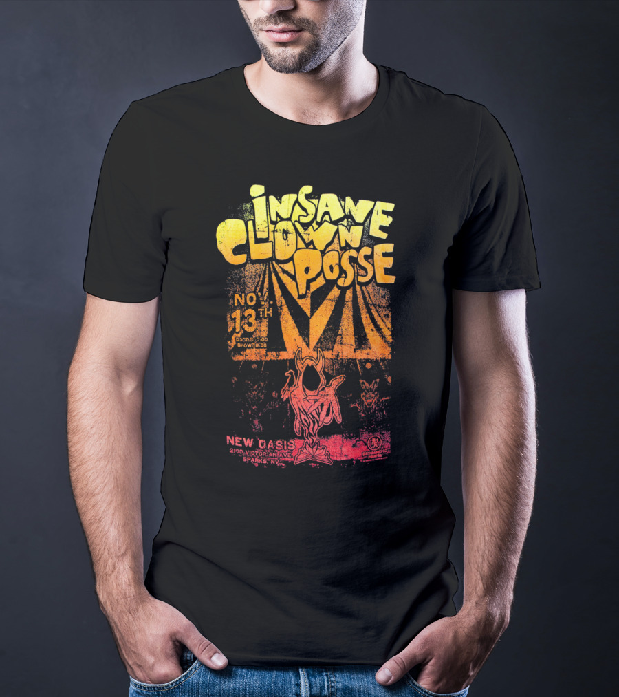 Insane Clown Posse No. 13Th Concert Show New Oasis Sparks Nv T-Shirt