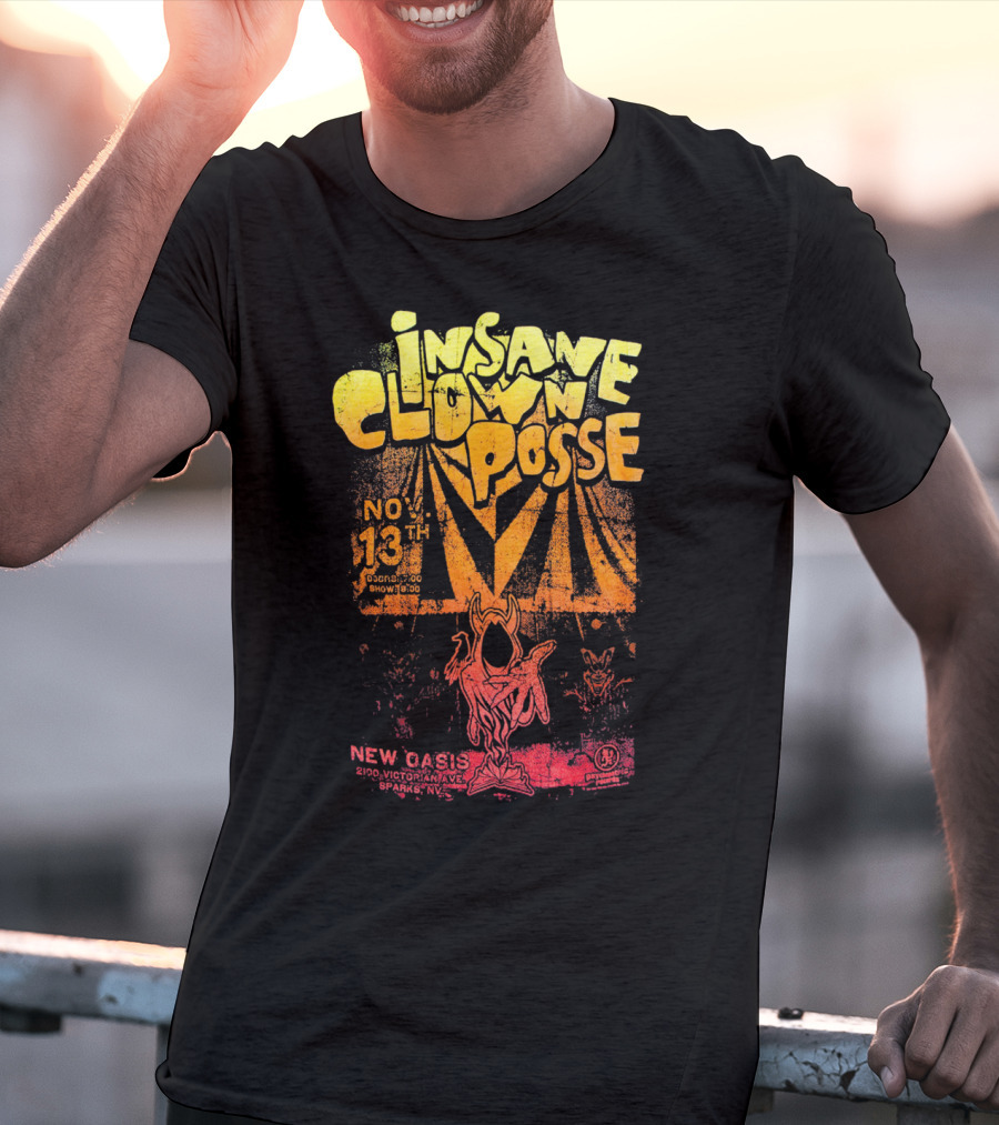 Insane Clown Posse No. 13Th Concert Show New Oasis Sparks Nv T-Shirt