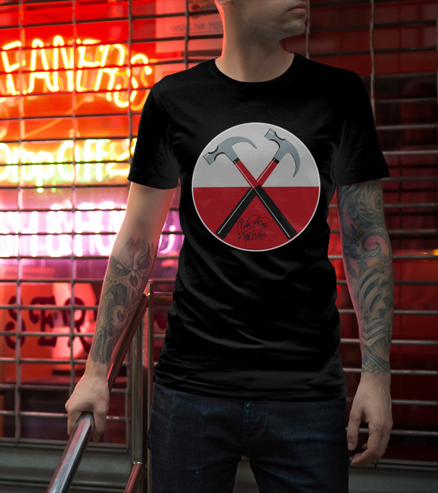 Pink Floyd The Wall Roger Waters Hammers T-Shirt