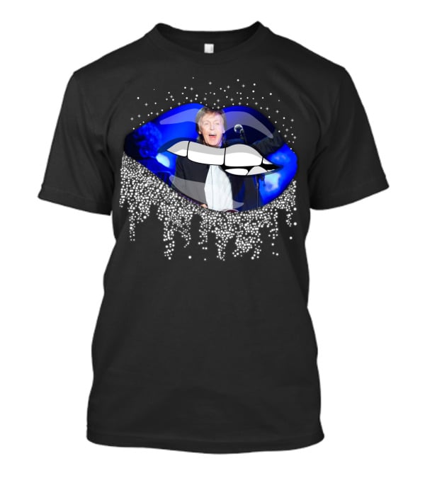 Paul Mccartney Glowing Lips Sparkling Performance T-Shirt