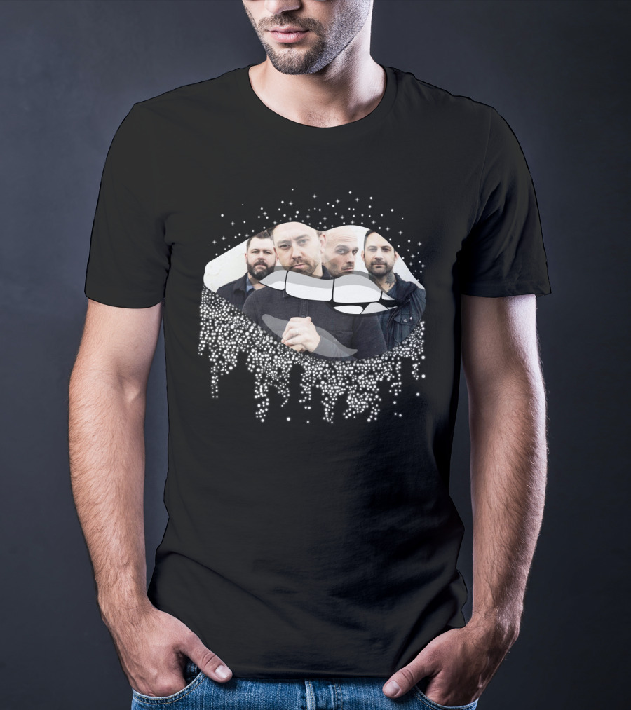 Rise Against Band Dripping Lips Visual T-Shirt