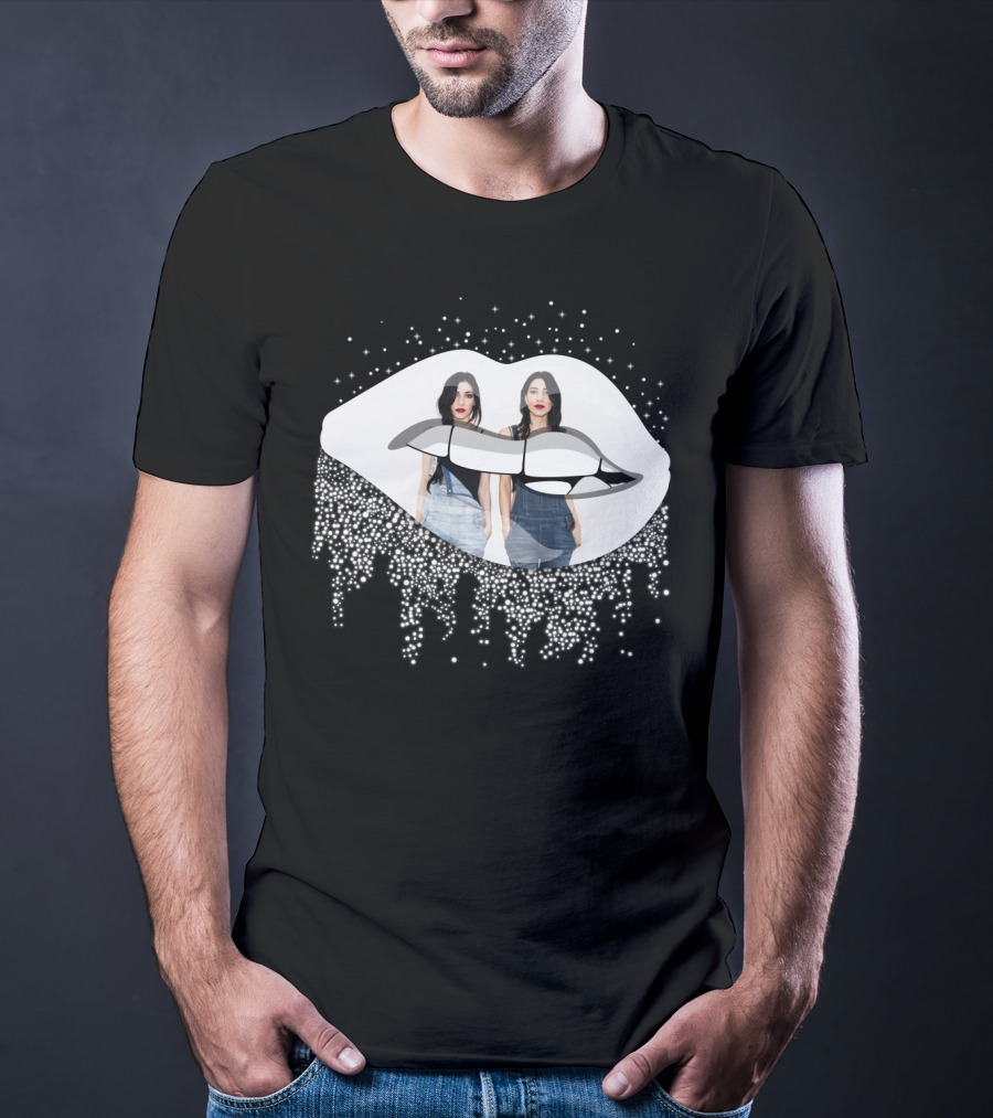 The Veronicas Sparkling Lips And Twins T-Shirt