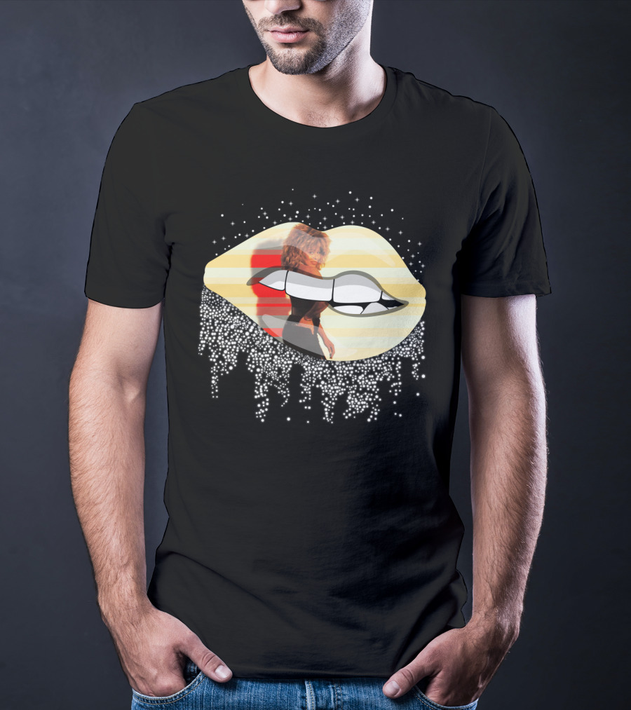 Tina Turner Lips Iconic Performance T-Shirt