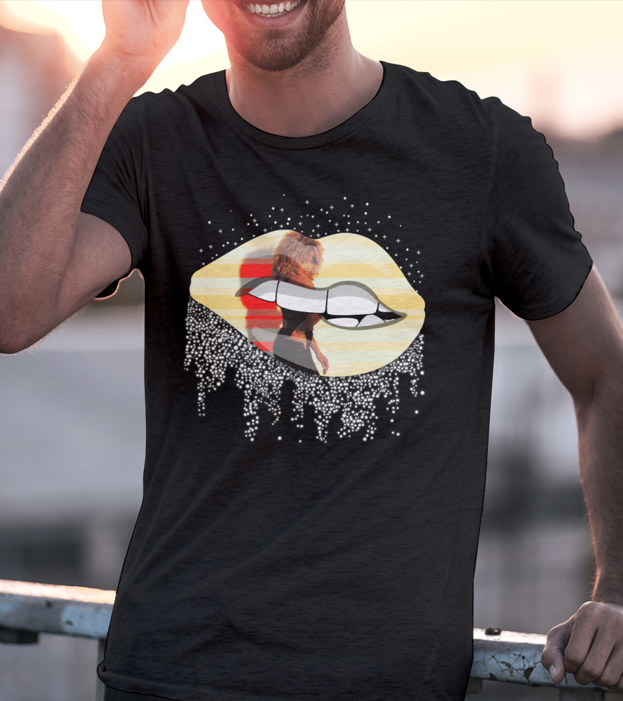 Tina Turner Lips Iconic Performance T-Shirt
