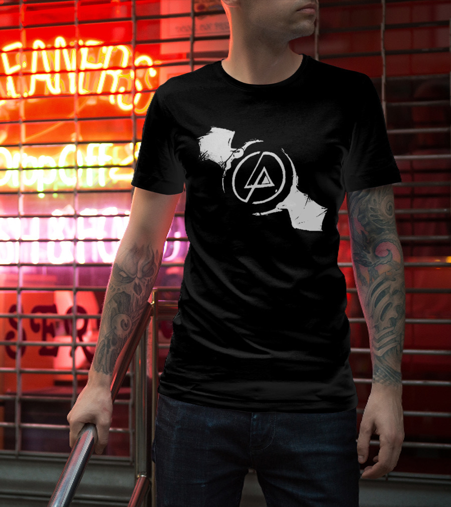 Linkin Park Symbol Bat Wings Logo Rock Band T-Shirt